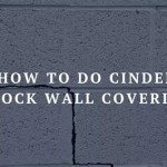 How To Cover Interior Cinder Block Walls