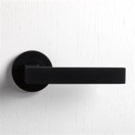 Matte Black Interior Door Handles: A Stylish Focal Point For Your Home