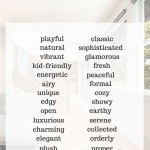 Unique Words To Describe Interior Design